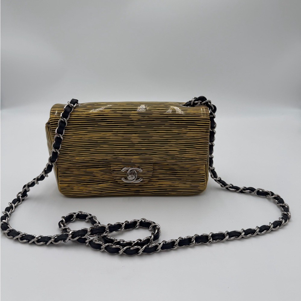 Chanel Gold and Black Crossbody Bag